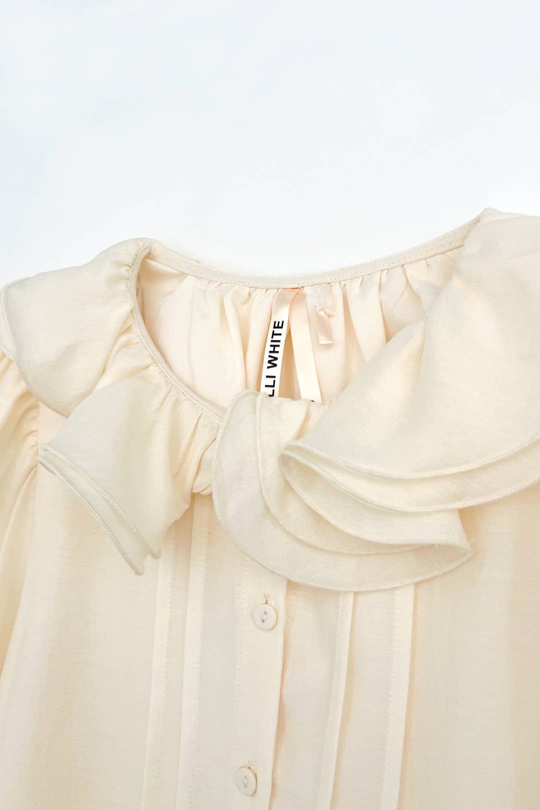 ELLI WHITE - Wholesale Blouse - Women's - Blouse with ruffled collar4