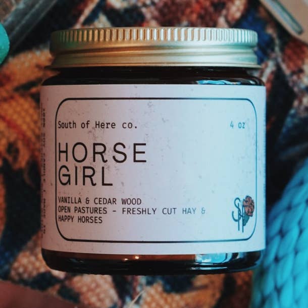 South Of Here Co - Wholesale Jar/Filled Candle - Horse Girl5
