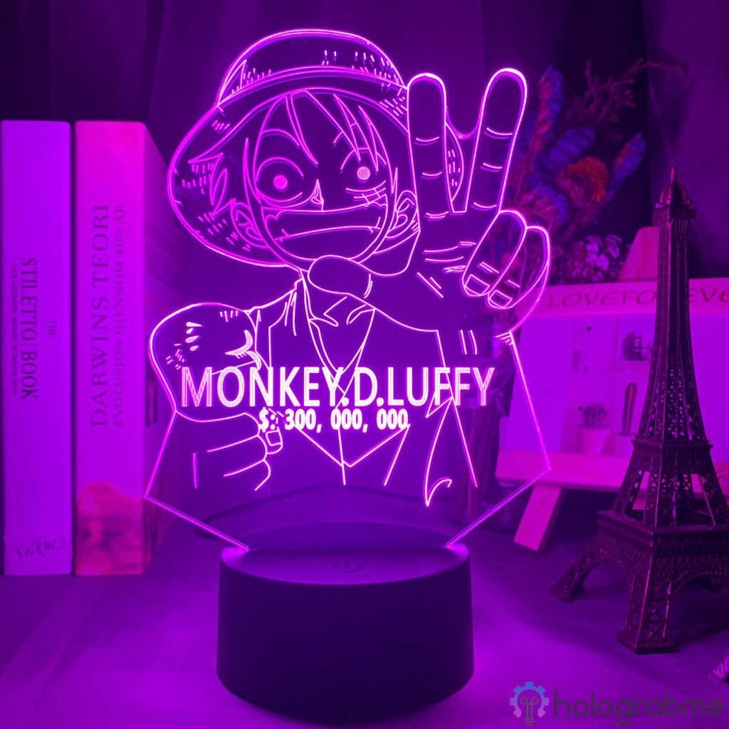 Holograbme - Wholesale Accent/Desk Lamp - One Piece Lamp Monkey D. Luffy Prime1