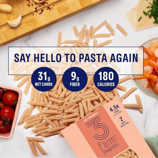 3 Farm Daughters - Wholesale Pasta - High Fiber Penne - Gut Friendly, Low GI, USA Grown Pasta6