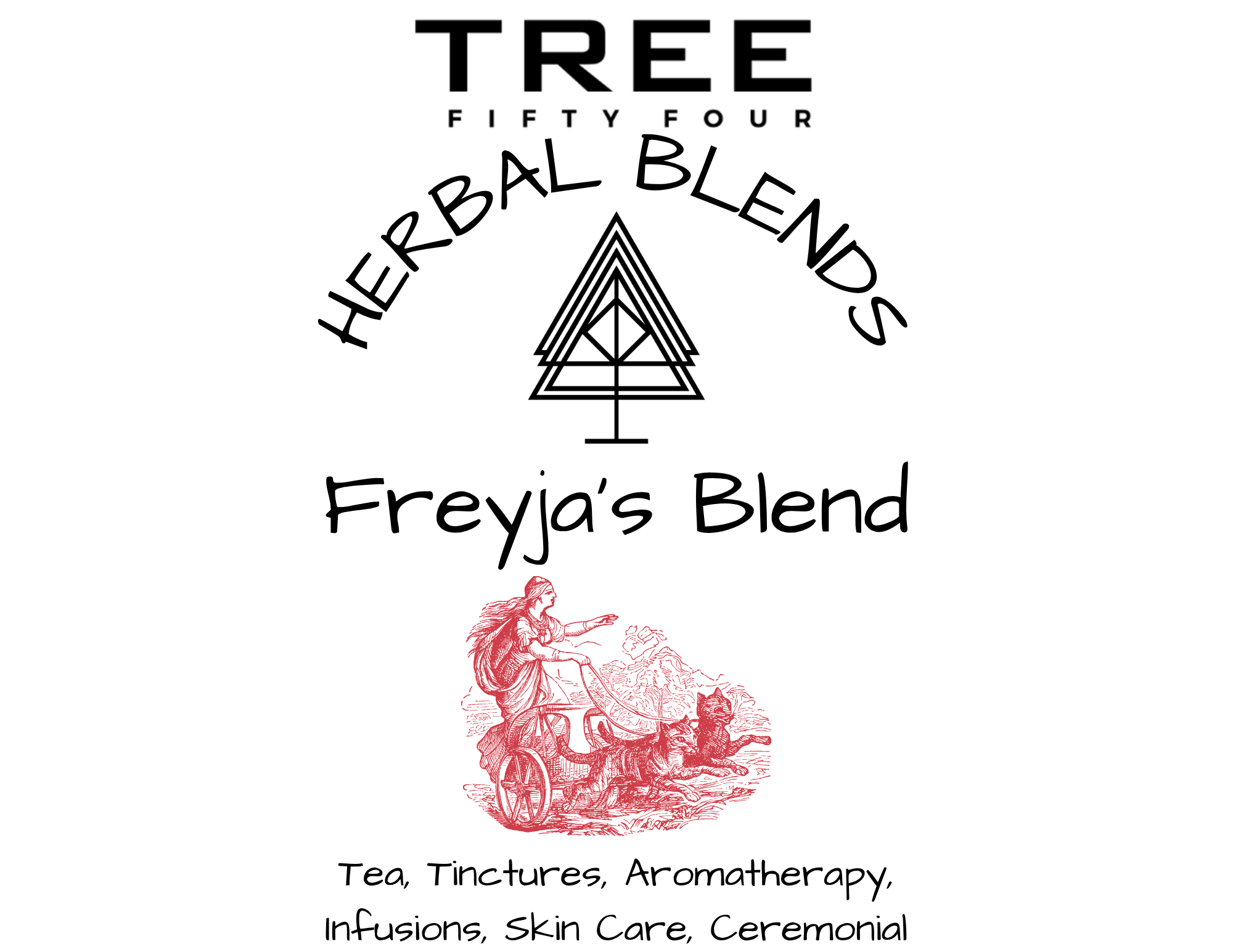 Tree Fifty Four - Wholesale Loose Tea - Freyja's Herbal Tea Blend | 2oz - 1 KG | Bulk Tea1