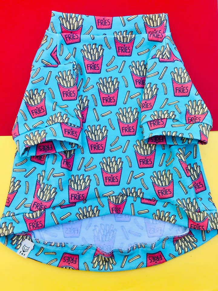 French Fries Dog Shirt for wholesale by Fox Named Todd