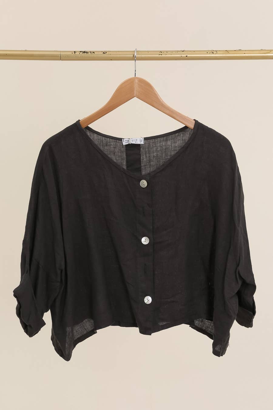 la maison des fibres naturelles - Wholesale Jacket - Women's - 3/4 sleeve linen jacket 906 100% linen26