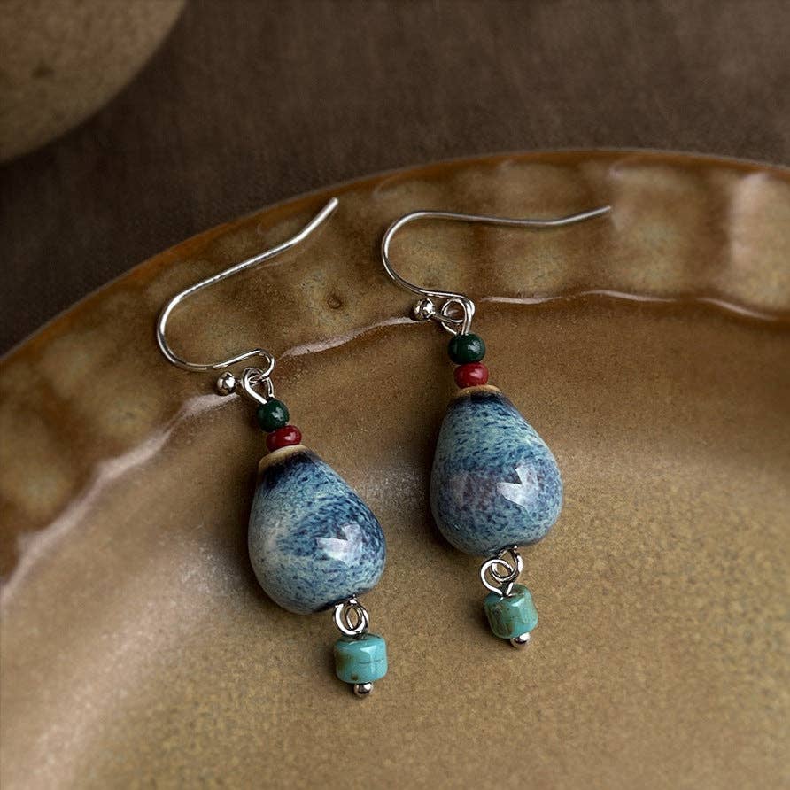 Revelari – Engroshandel Hængeøreringe og creoløreringe – Håndlavede Keramiske Perle Boho Øreringe0