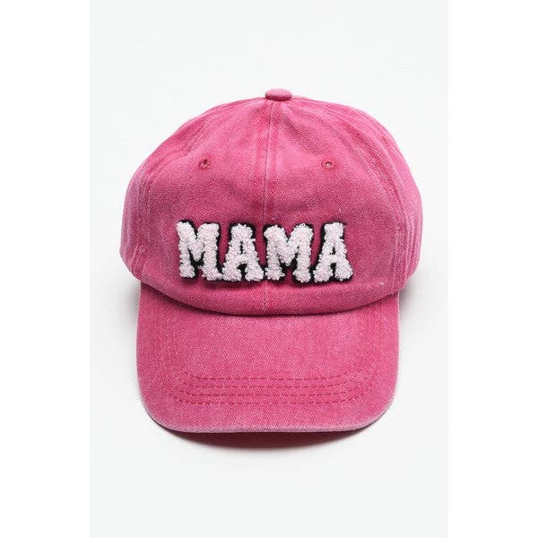 JOSSLYN by wall to wall - Wholesale Baseball Cap - Women's - WASHED SHERPA MAMA BASEBALL CAP 40HW701