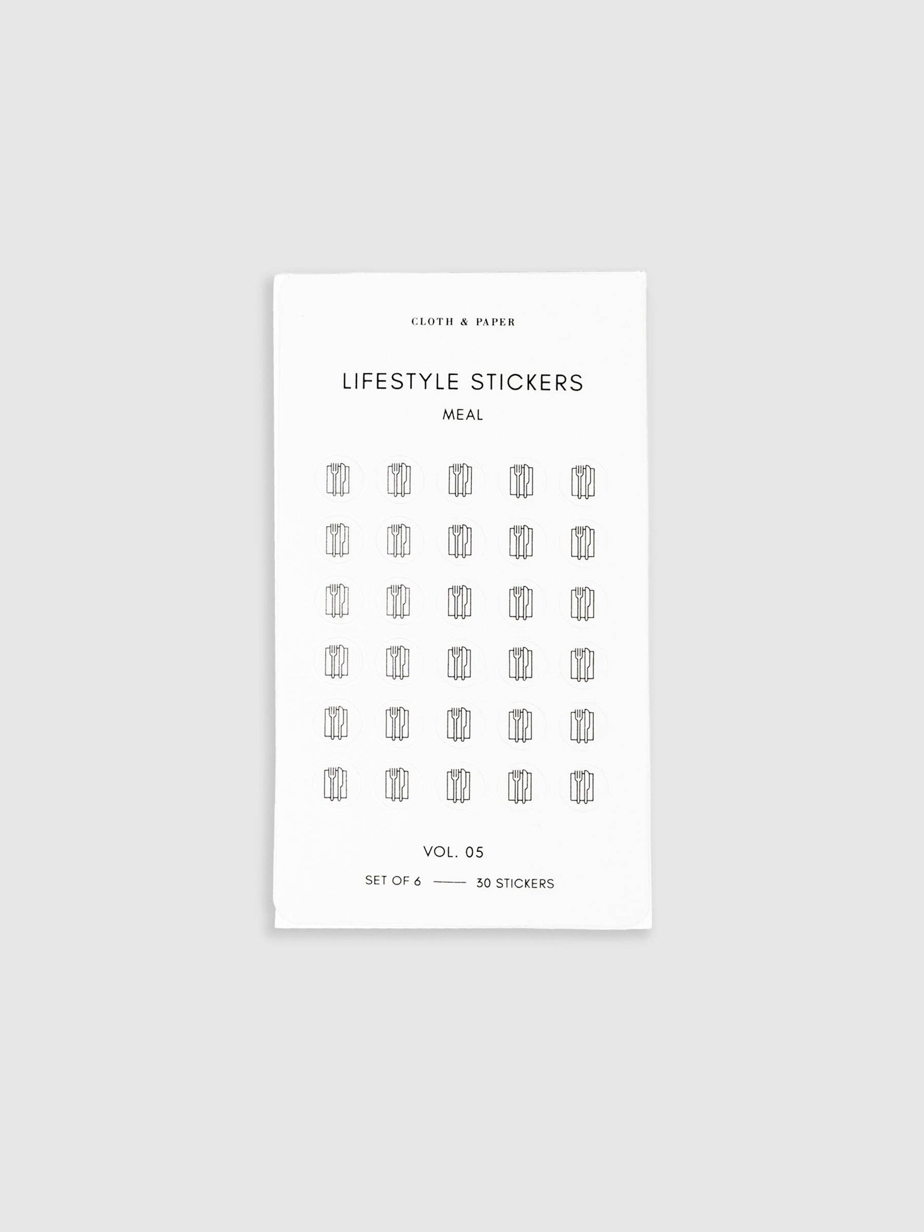 Transparent Mini Icon Stickers | Lifestyle for wholesale on Faire1