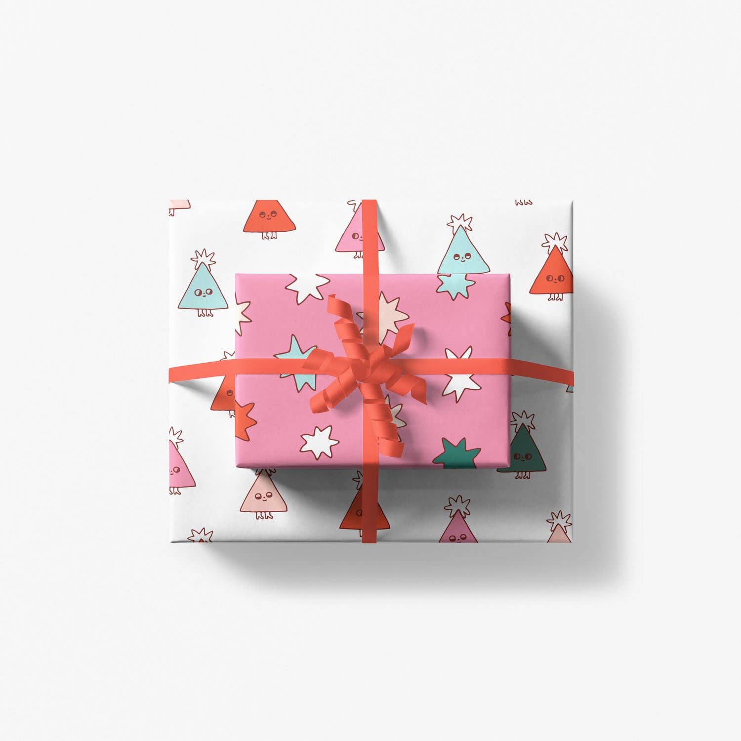 March Party Goods - Wholesale Flat Wrap - Little Trees Wrap - Suzy Ultman Collection1