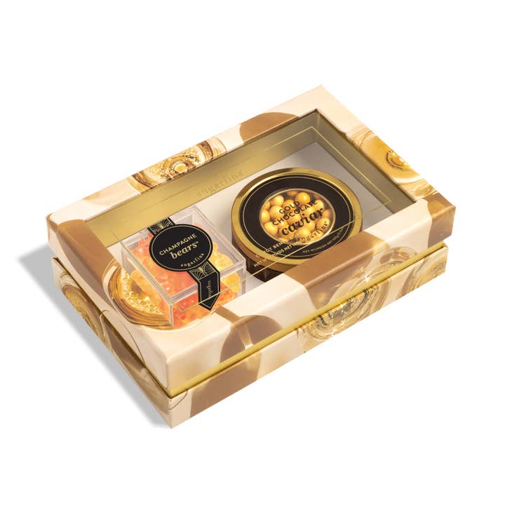 Champagne & Caviar 2 Piece Bento Box® for wholesale by Sugarfina Australia