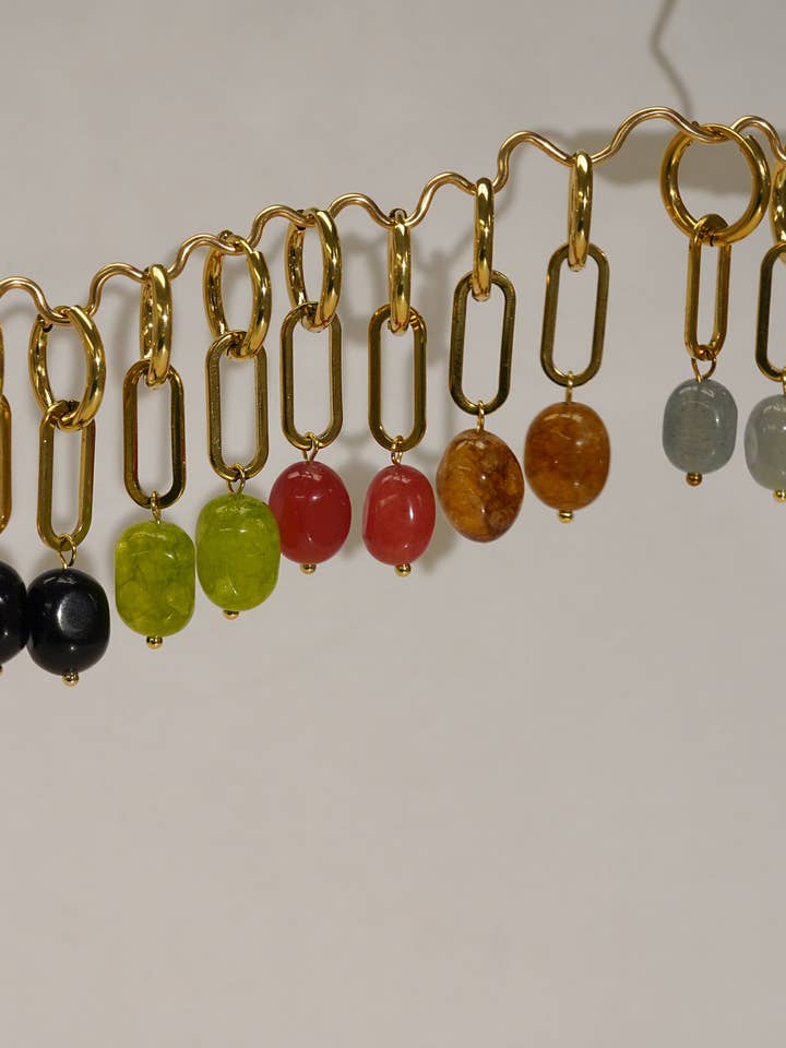 Boucles d'oreilles Ralphy Hoop pour la vente par KOZAKH