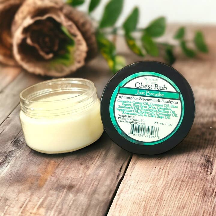 Bare ånd ind Brystsalve med Kamfer & Eucalyptus Radiata for engroshandel hos Soaplicity