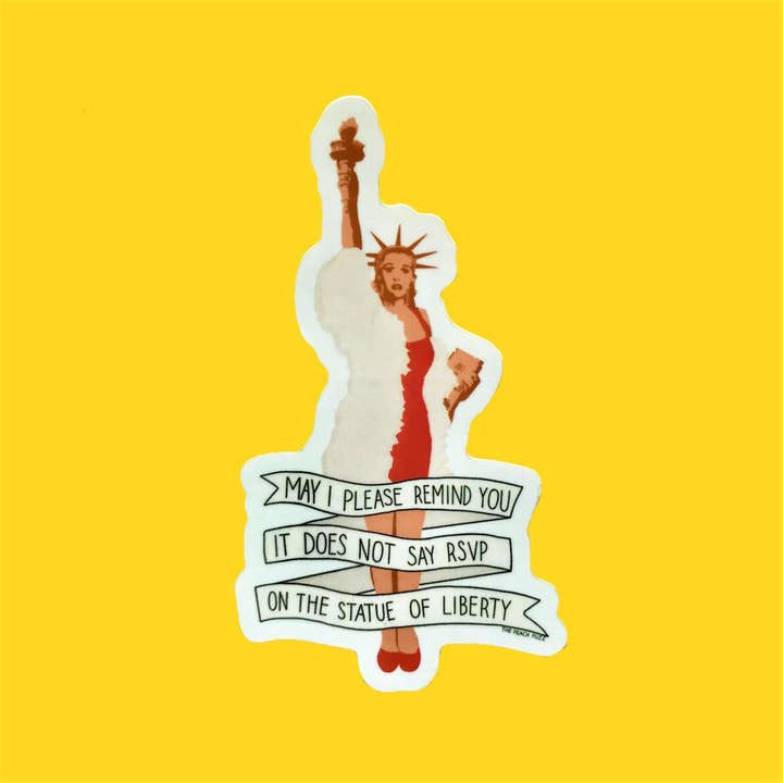 The Peach Fuzz - Wholesale Sticker - Clueless RSVP Sticker2