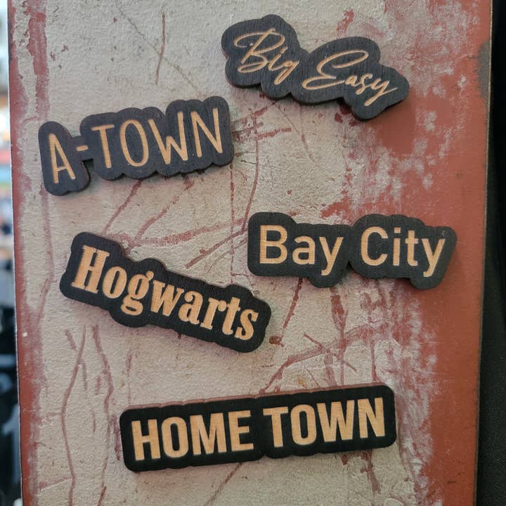 LetterCraft - Wholesale Magnet - Customizable Birch Wood Name Magnet11