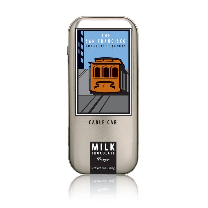 The San Francisco Chocolate Factory - Wholesale Chocolate Bar - San Francisco Landmark - Cable Car - Milk Chocolate