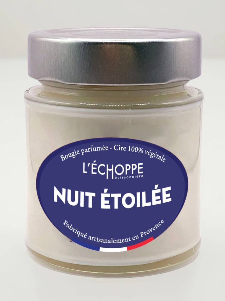 Starry Night - Scented Candle 120g for wholesale by L'Échoppe Buissonnière