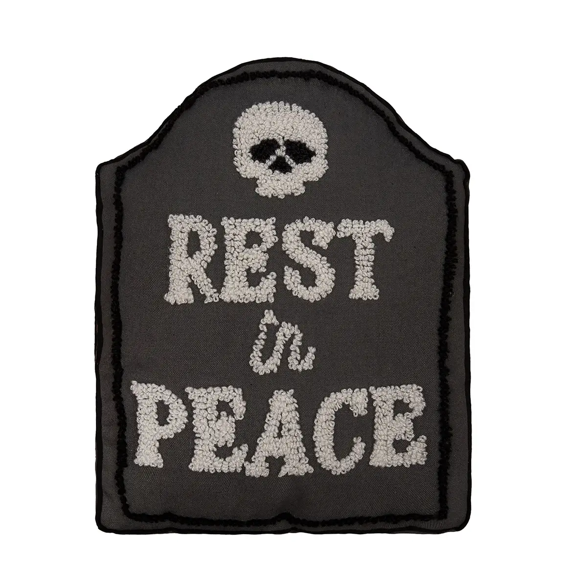 C&F Home - Vente Coussin décoratif - Coussin décoratif en forme de pierre tombale RIP Halloween0