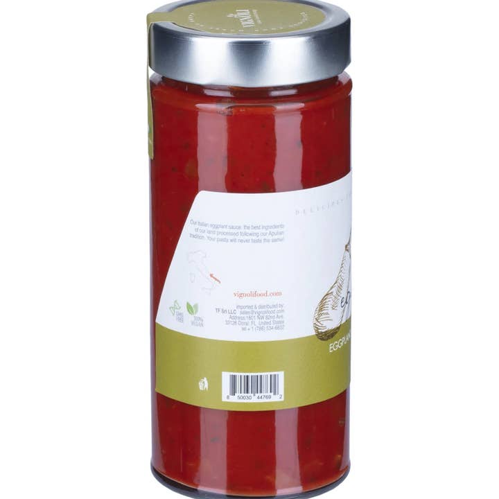 Vignoli Food - Vente Sauces pour pâtes - Sauce pour pâtes aux aubergines - 19,75 oz2