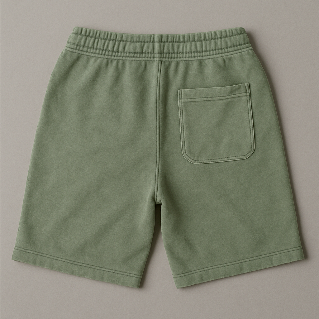 Factory Blanks - Wholesale Shorts – Unisex - PREMIUM STONE WASHED JOGGER SHORTS IN 450GSM COTTON FLEECE7