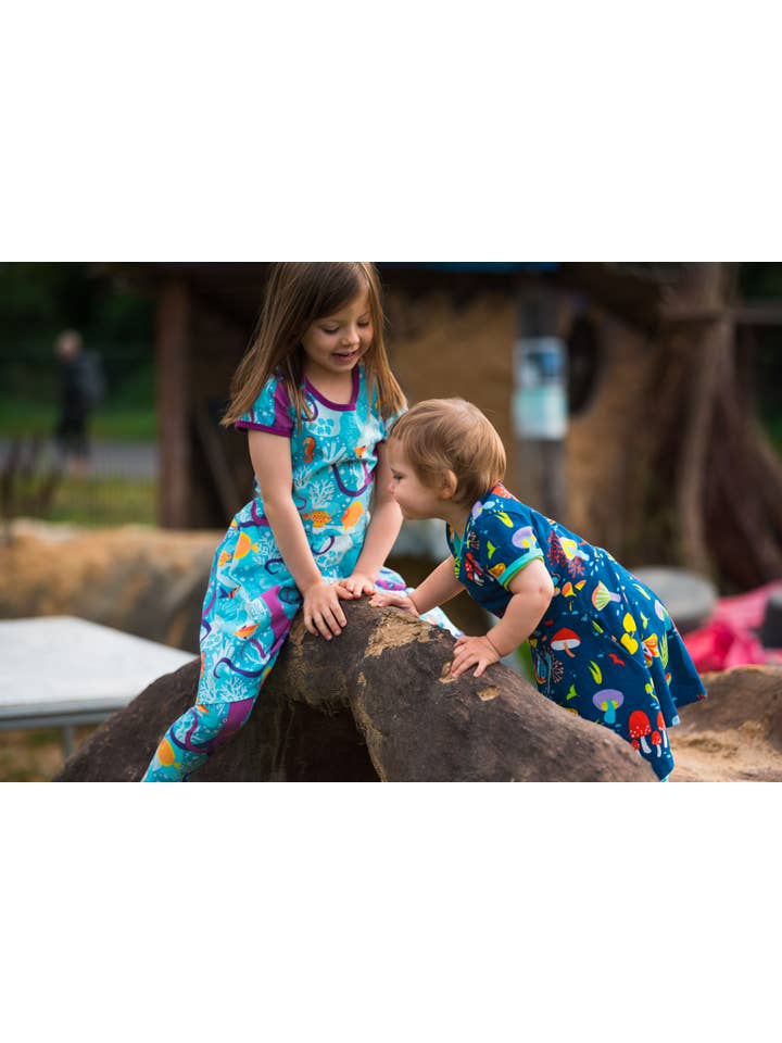 Merle Kids - Wholesale Dress - Kids - Organic Kids Skater Dress - Under the Sea7