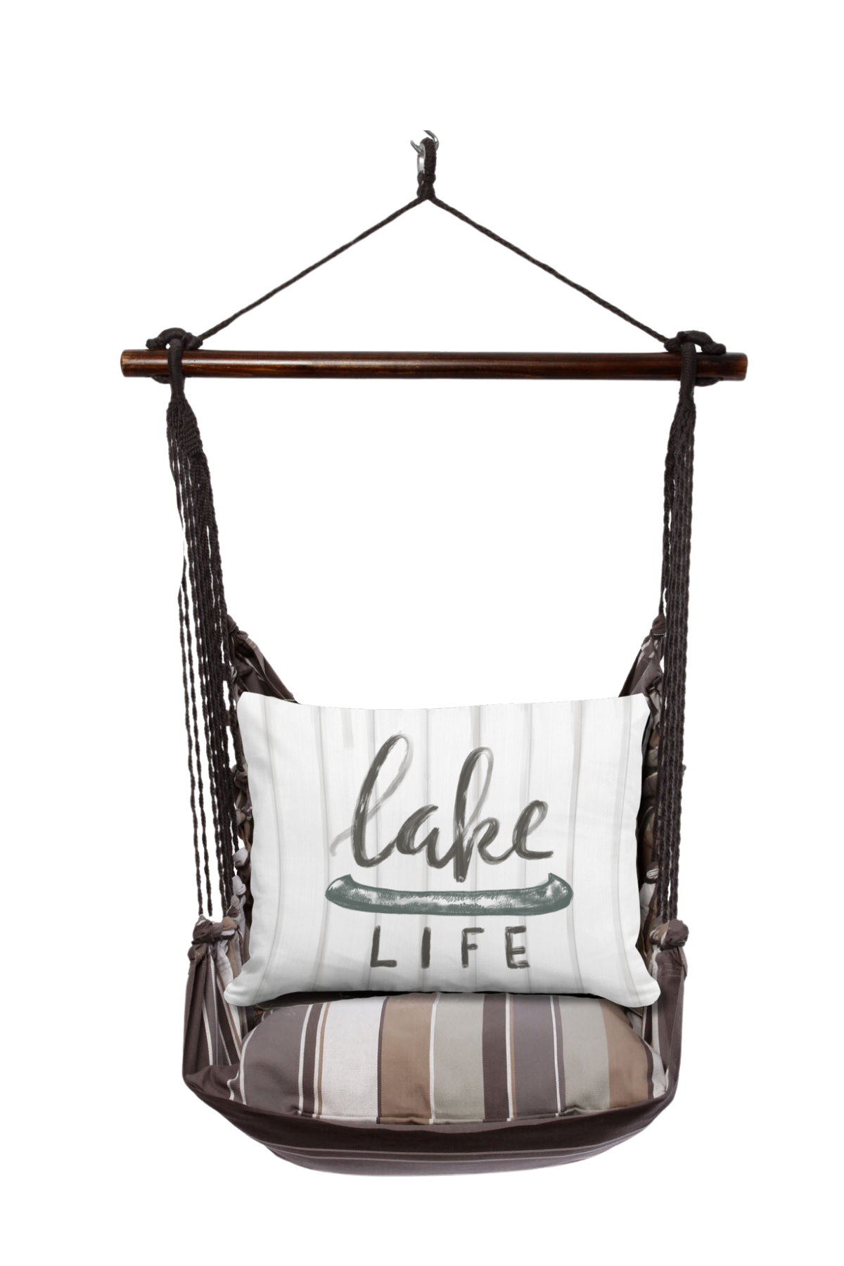 Magnolia Casual - Wholesale Swing Set - Hammock Swing 4-Piece Set indoor / outdoor - Slate Gray7