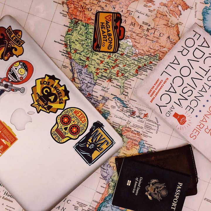 Vagabond Heart – Engroshandel Klistermærke – Athen Grækenland klistermærke3