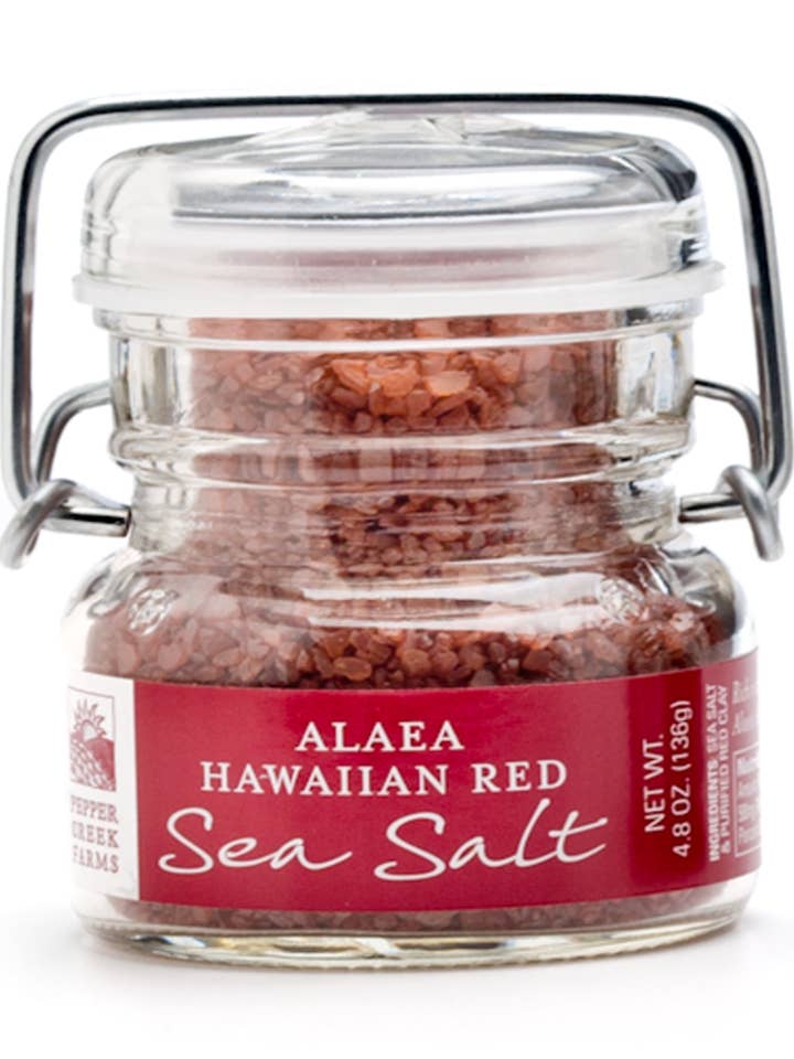 Hawaiian Red Alea Sea Salt 4.7 Oz. for wholesale by Pepper Creek Farms