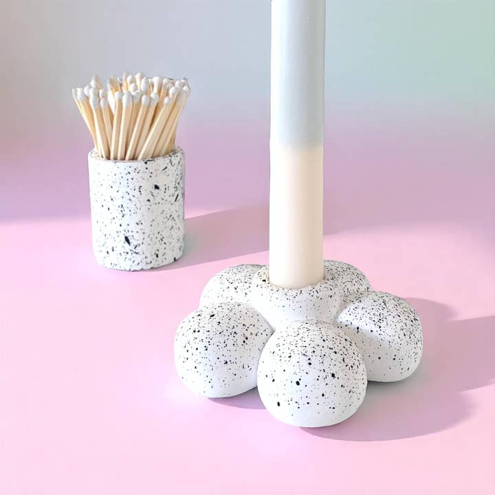 Blumen Design Kerzenhalter für Dopamine Decor Stabkerzen für den Großhandel von neon n nude