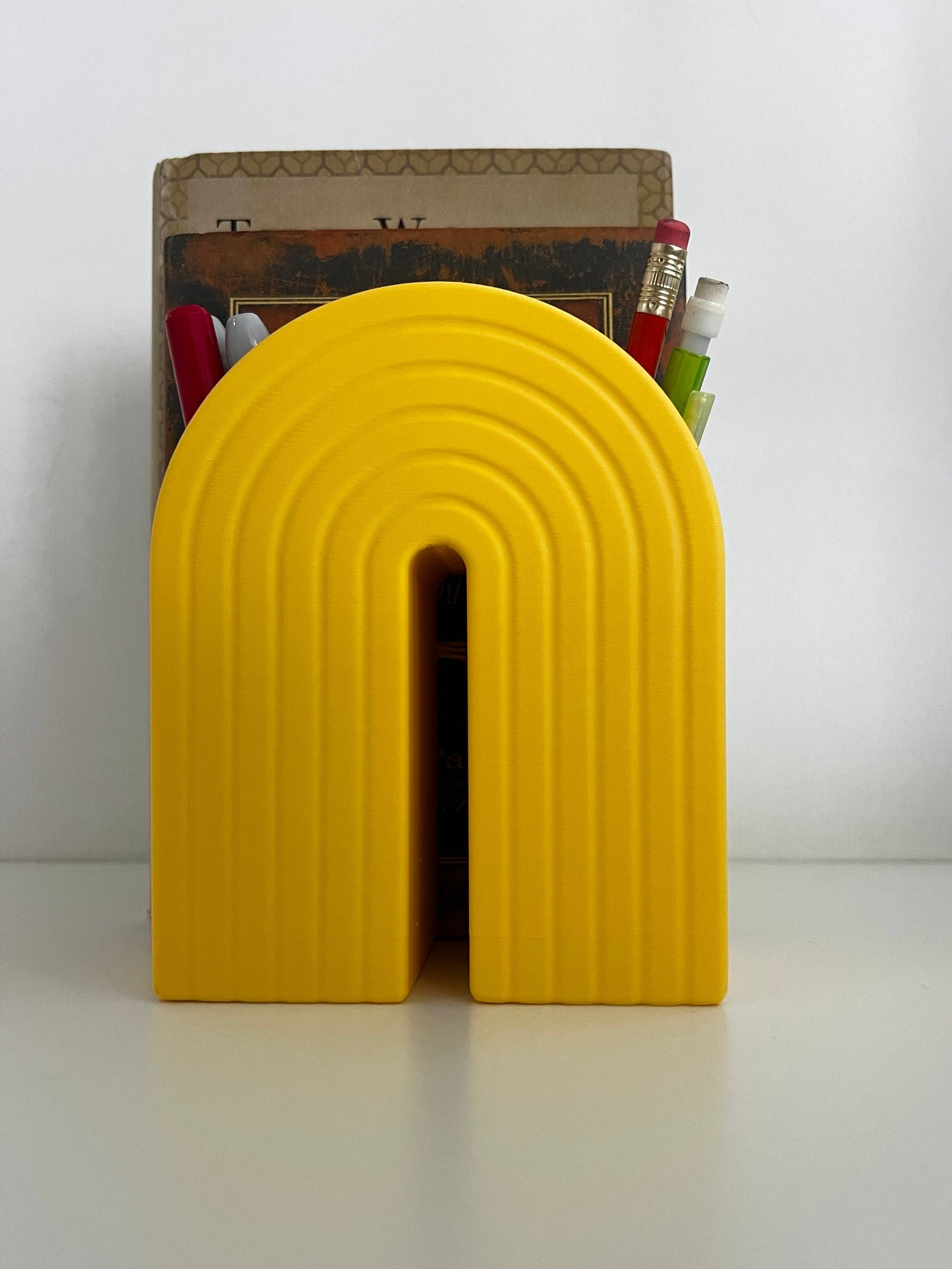 Brehmwood Creative - Wholesale Bookend - Rainbow Bookend Organizer | Perfect for the Desktop or Succulent/Plants10