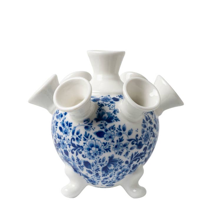 Heinen Delfts Blauw - Wholesale Vase - Tulip vase on legs Elegant flower large