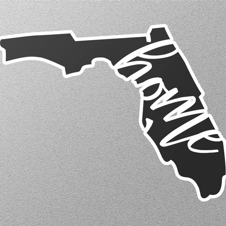 Florida 9 State Sticker for wholesale by GraffMerch.com