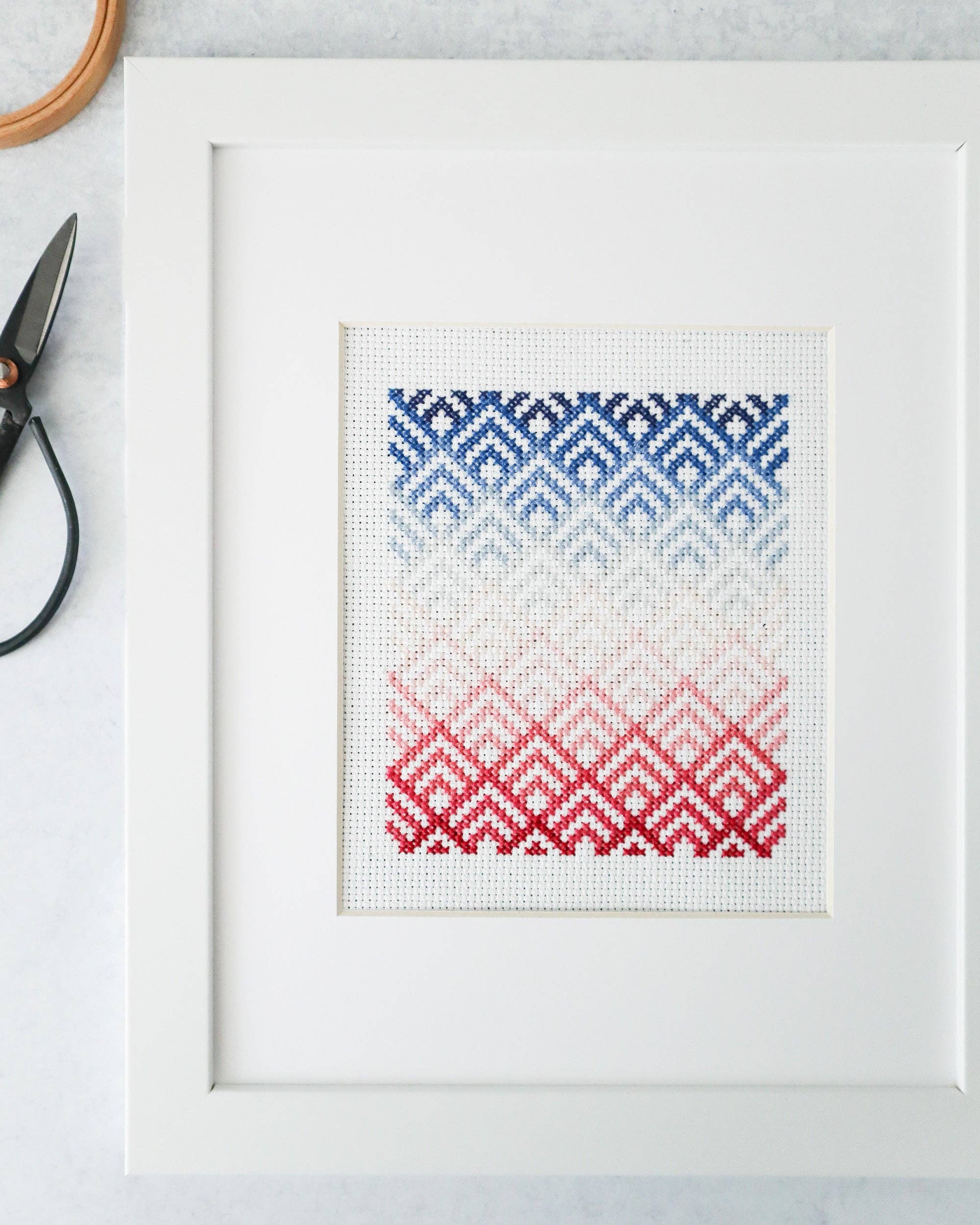 Cotton and Joy - Wholesale Embroidery/Cross Stitch Supplies - Cabin Peaks Cross Stitch Pattern4