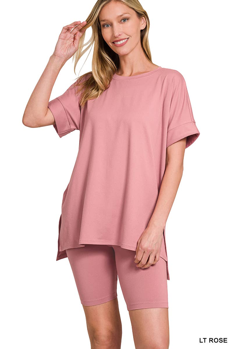 42POPS – wholesale Mjukisset – Dam – .Mikrofibertopp & Bikershorts 2-delat set51