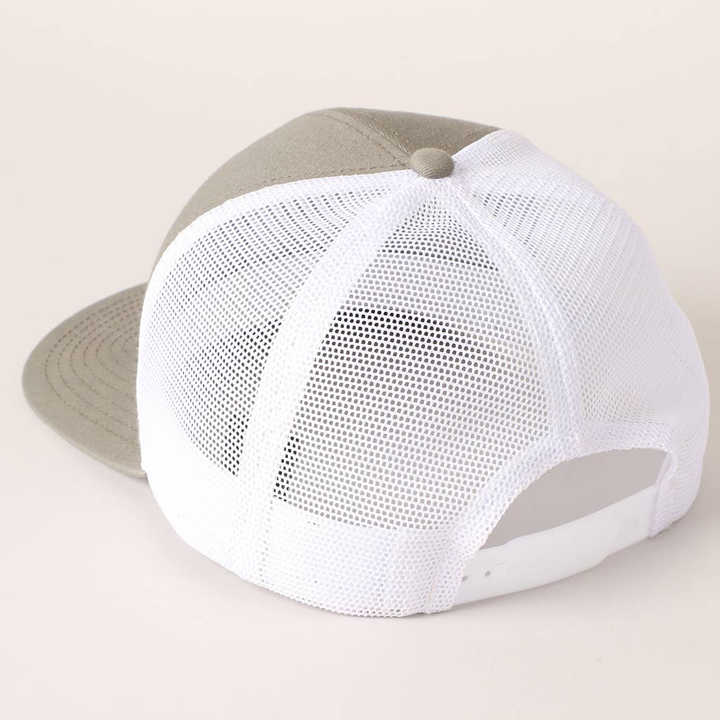 Fashion City - Wholesale Trucker Hat - Unisex - Two Tone Cotton Trucker Hat with Mesh Back41