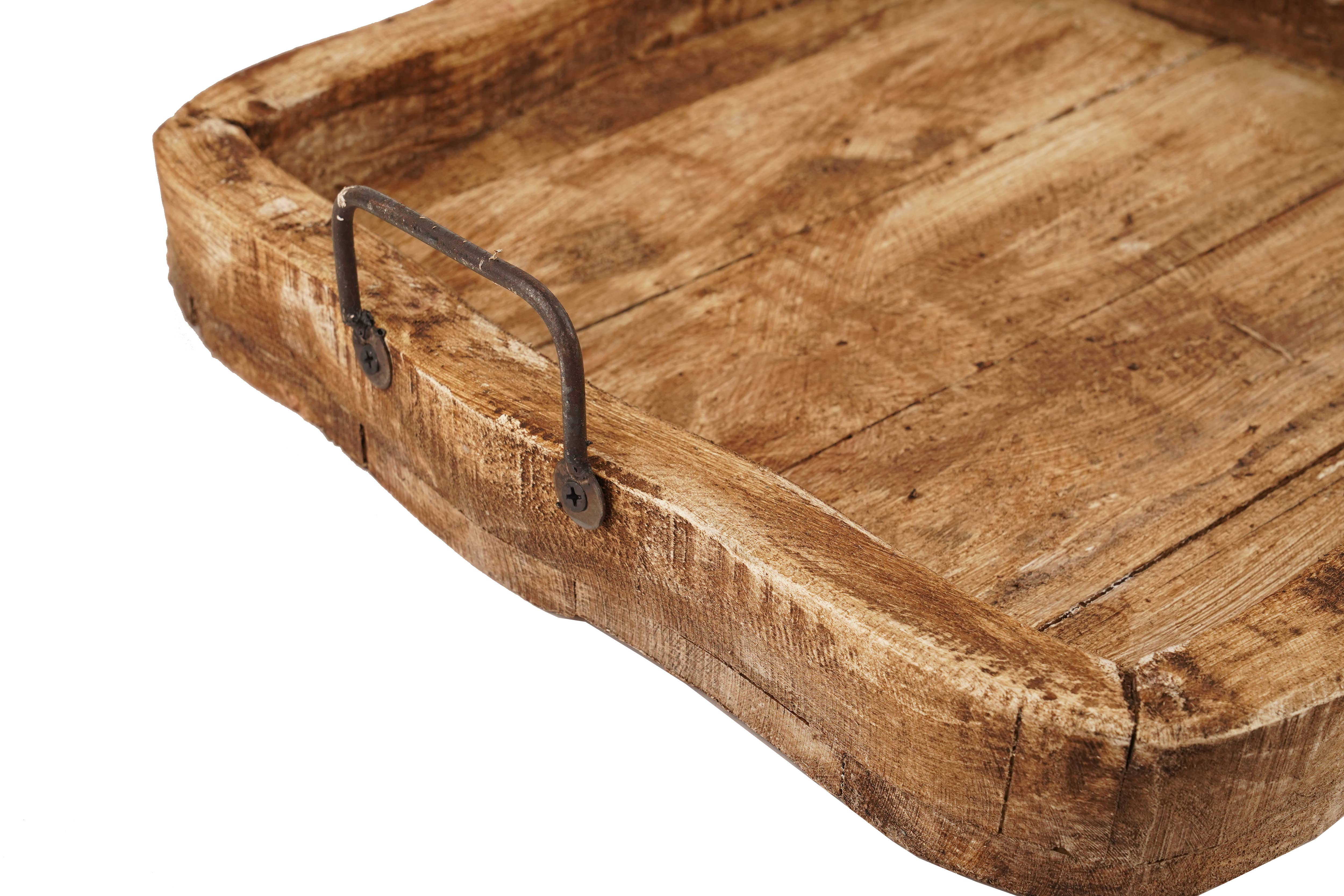 My Amigos Imports – Engroshandel Pyntebakke – Bixby-bondehus-træ bakke-tre farve valg-15x15x4 inches8