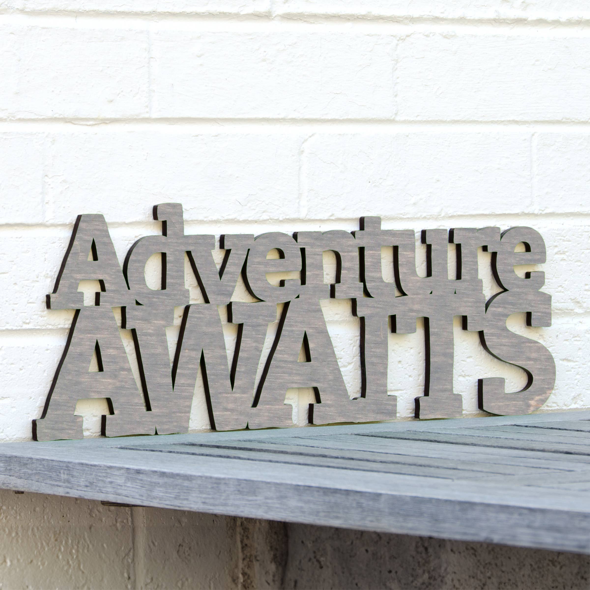 Spunky Fluff - Wholesale Wall Sign - Adventure Awaits Outdoor Lover Wall Art Sign10