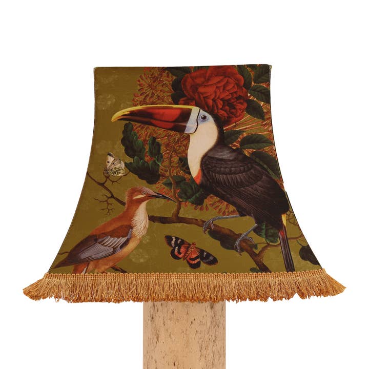 Voglio Bene - Vendita all'ingrosso Paralumi - Paralume a pagoda con frange Rio3