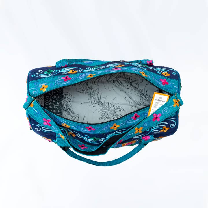 Local Women’s Handicrafts - Wholesale Weekender Bag - Women's - Embroidery Cotton Travel Bag10