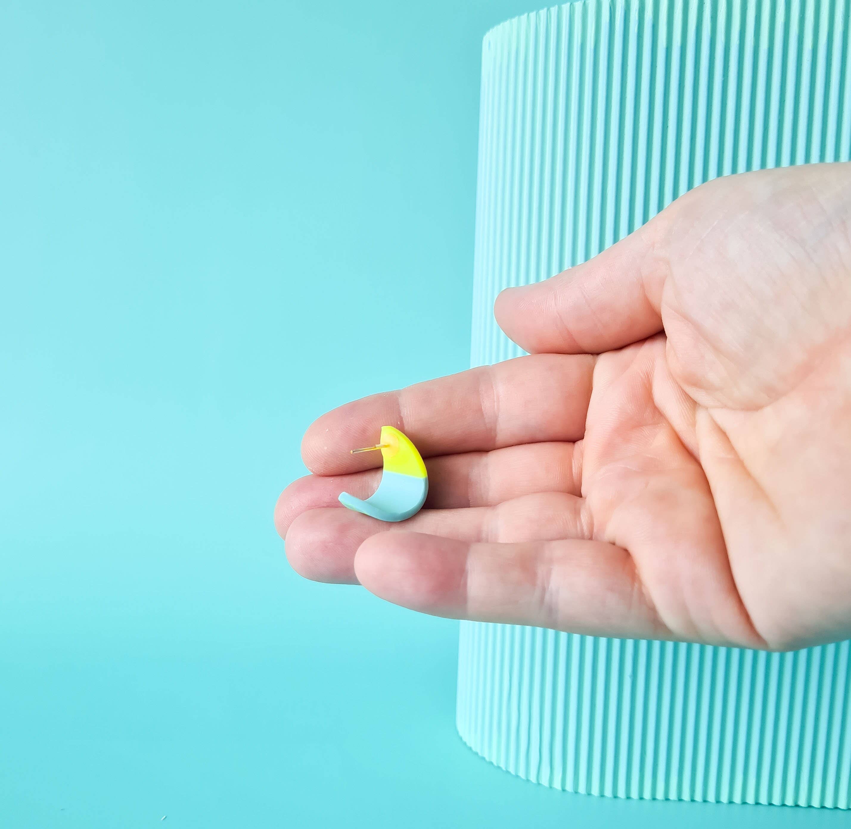 Mono - Wholesale Dangle Earrings - Handmade Polymer Neon Earrings, 1980s NeoMemphis6