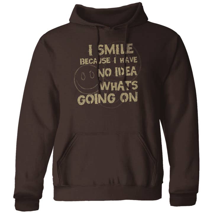 Felpa con cappuccio in pile I Smile - 7,8 oz per la vendita all'ingrosso da parte di Jester Clothing Company