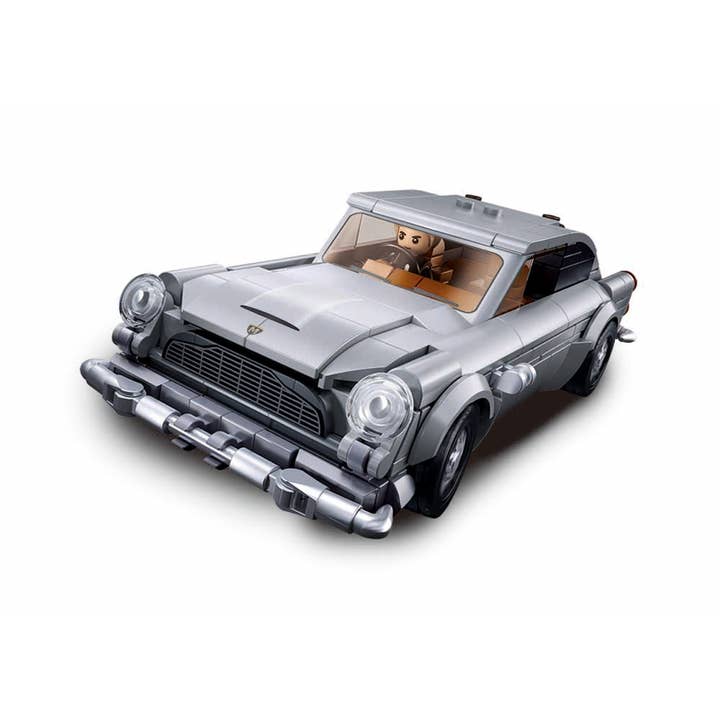 Texas Toy Distribution - Wholesale Building Set - Kids - Model Bricks Secret Agent Spy Car Building Brick Kit 325 pcs1