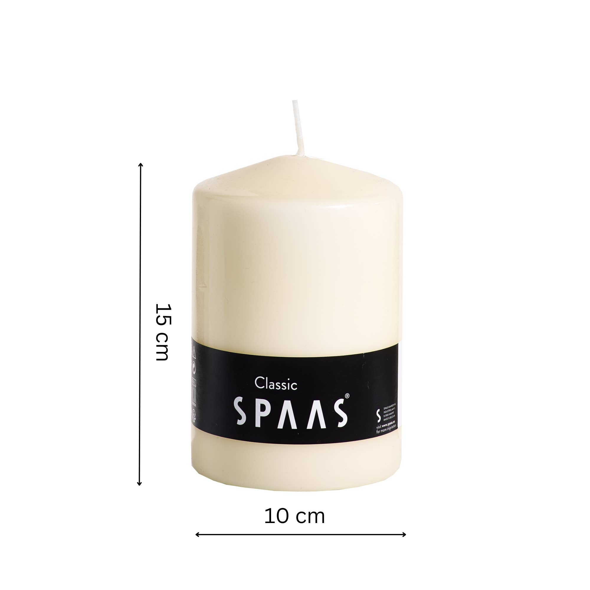 Ivyline – wholesale Pillar candle – Ivory Indoor Non-Drip Pillar Candle (various sizes)1