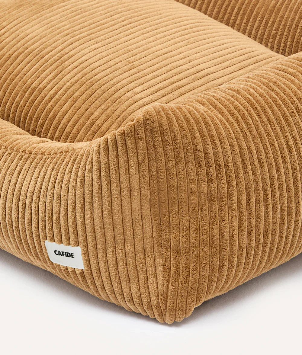 CAFIDE - Wholesale Pet Bed - Dog - Snozy Mustard Velvet Dog Bed3