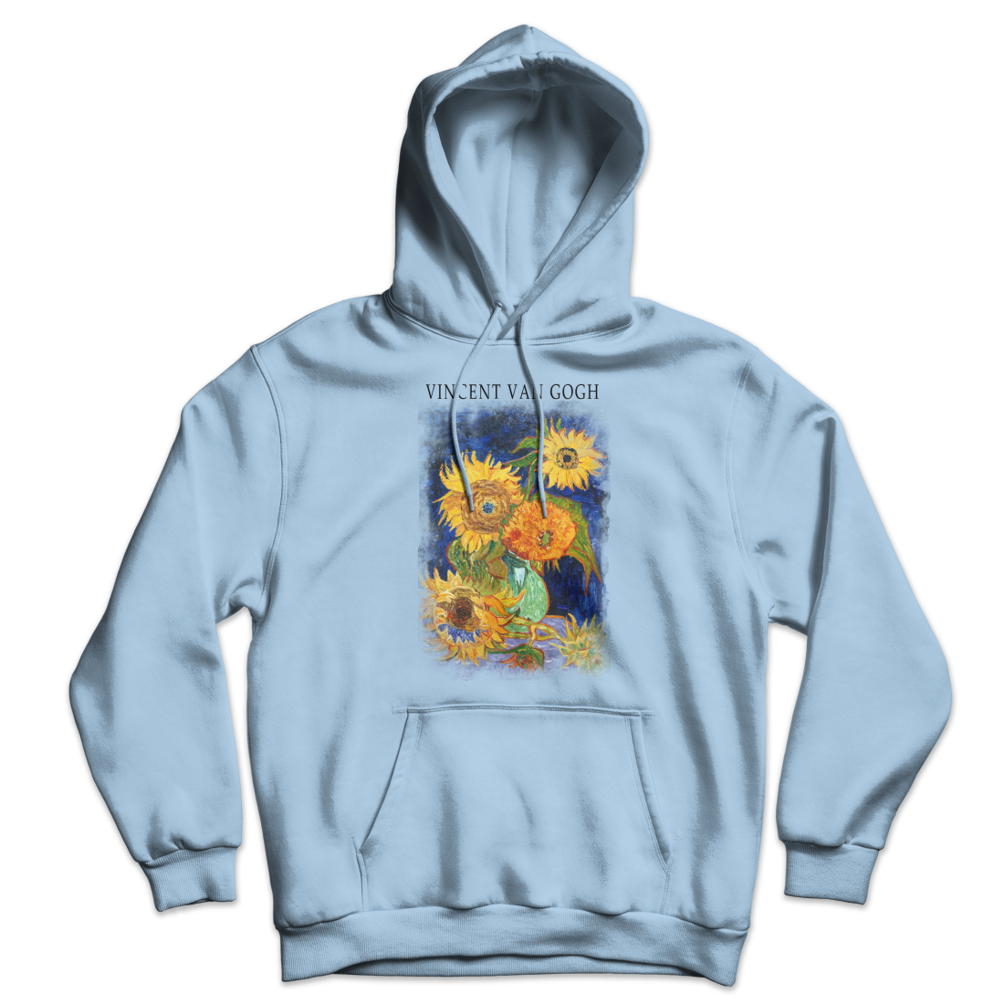 Art-O-Rama Shop - Wholesale Hoodie - Unisex - Van Gogh Five Sunflowers Art Hoodie4