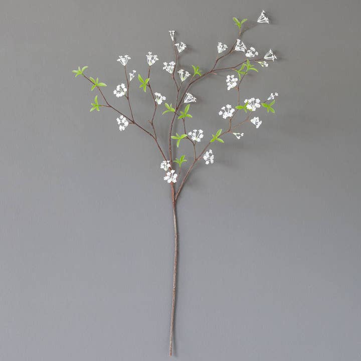 Park Hill Collection - Wholesale Wreath - Crafted Bridal Wreath Spirea Stem2