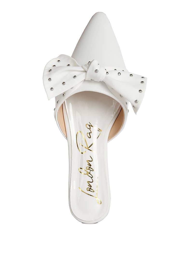 Rag Company - Wholesale Mules - Women's - Makeover Studded Bow Flat Mules10