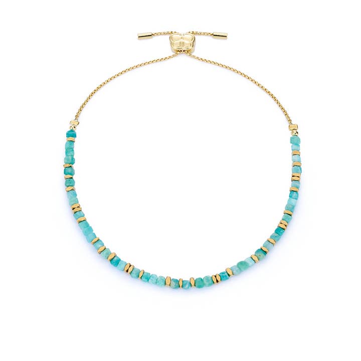 Valentina Amazonit Goldarmband für den Großhandel von Boho Betty