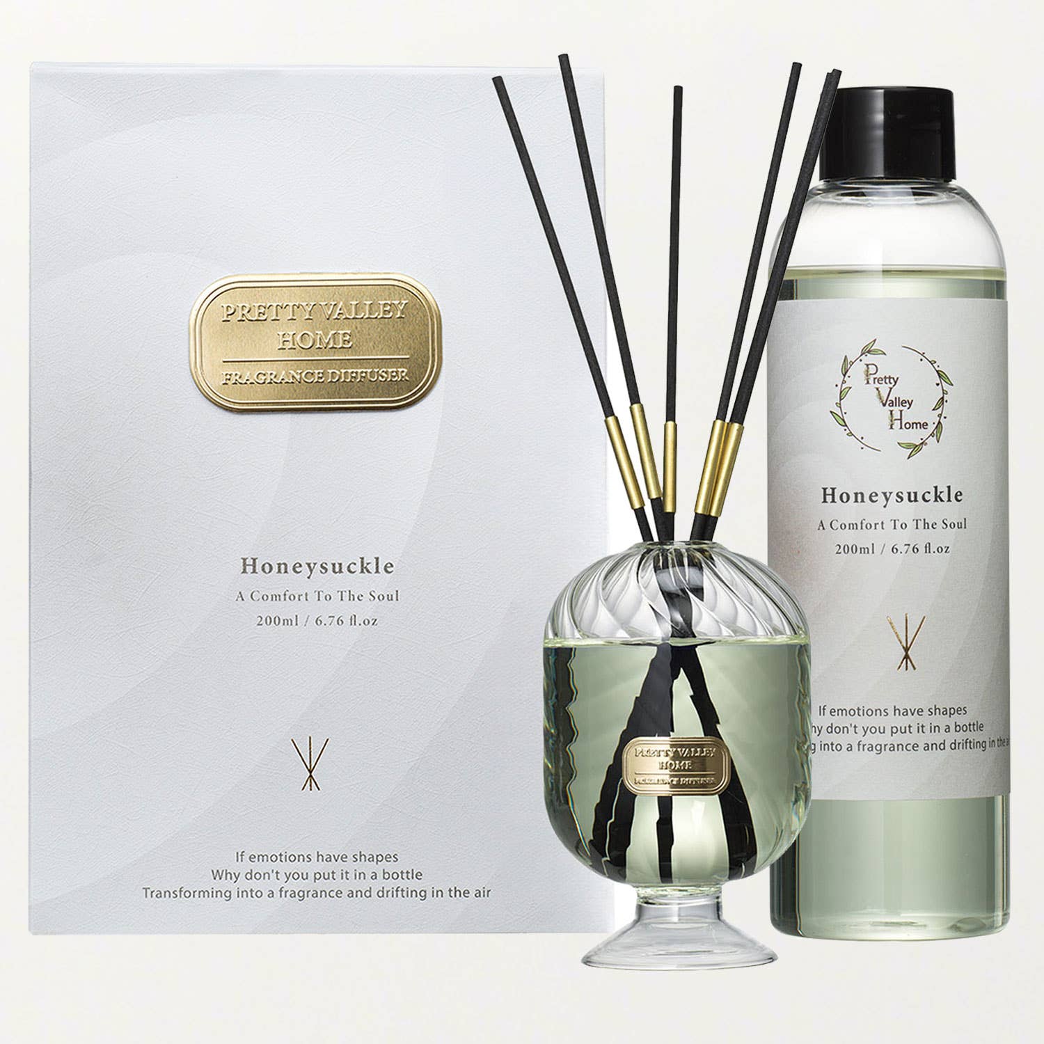 Pretty Valley Home – Großhandel Reed-Diffusor – Kristallglas-Diffusor-Sets mit Duftstäbchen - Wohnkultur & Geschenke1