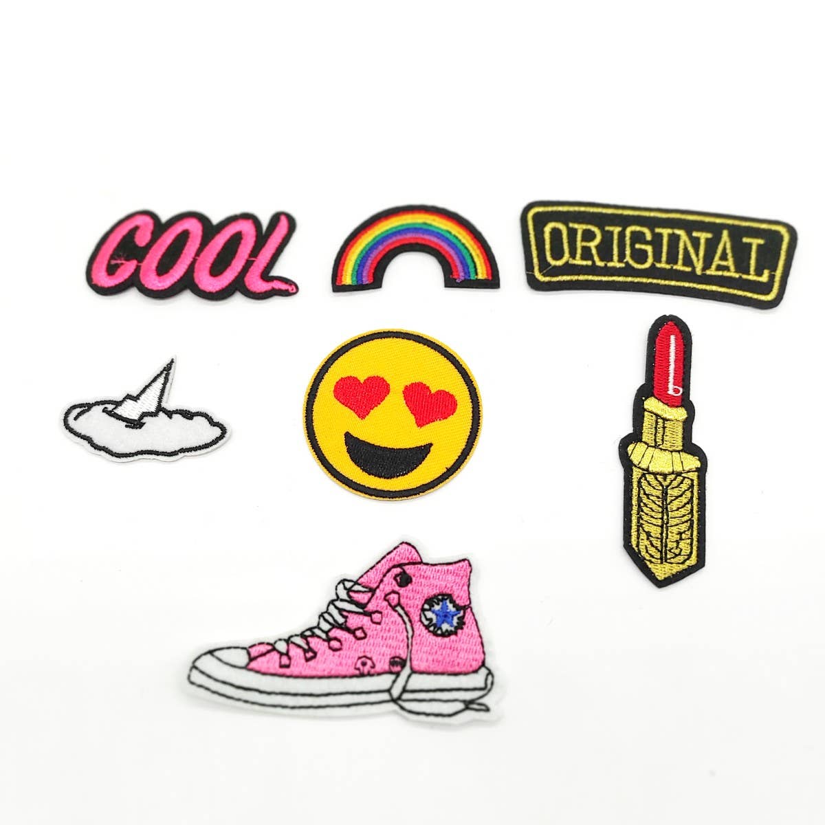 CARALI / MYC Paris - Wholesale Patch - 500pcs - Iron-On Fabric Patches - Random Designs1