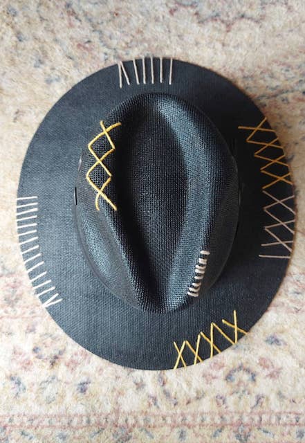 Campelle – Fedora - Mulher por atacado – Chapéu Preto Monaco 2.00