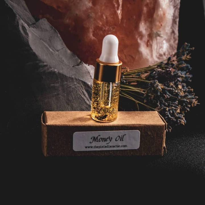 The Pleiadian Altar - Wholesale Essential Oil - Money Intention Oil3