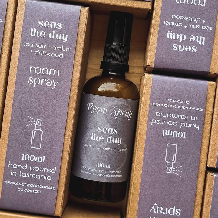 Everwood Candle Co. - Wholesale Room & Linen Spray - 'Seas the Day' Room Spray 100ml